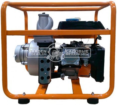 Мотопомпа бензиновая Villartec GP100 для чистой воды (PRC, 223 куб.см., 106 м3/час, 4", 26 м, 30,5 кг)