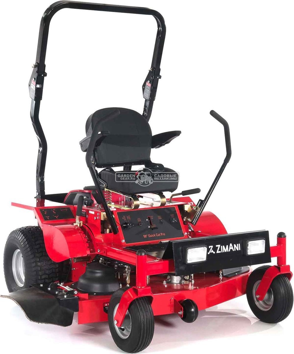 Садовый райдер ZimAni XT5 127 H-Pro с усиленной декой с нулевым радиусом разворота (PRC, Honda GXV690, 688 куб.см, гидростатика, 127 см, 450 кг)