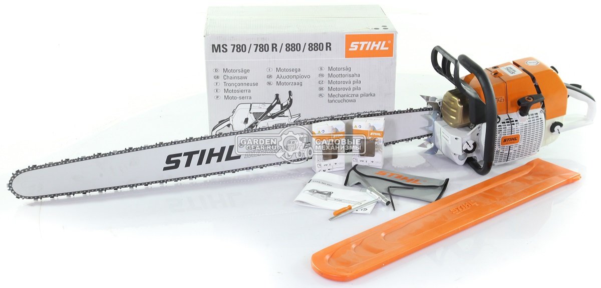 Бензопила Stihl MS 880 47&quot; (GER, 121,6 куб.см., 6,4 кВт/8,7 л.с., ElastoStart, HD2, 0,404&quot;, 1,6 мм., 138E, 9,8 кг.)