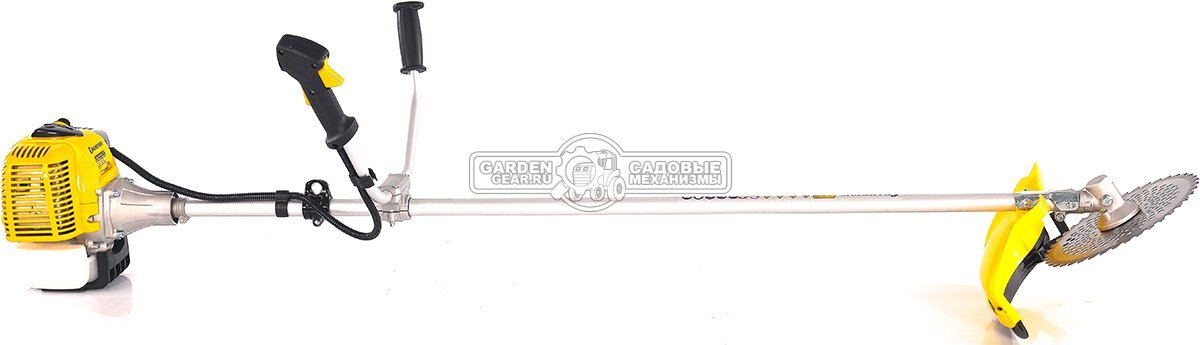 Бензокоса Champion T463S-2 Pro (PRC, 47 см3, 1.7 кВт/2.3 л.с., диск 40Т/255 + леска 2.4 мм, неразборная, 8.0 кг)