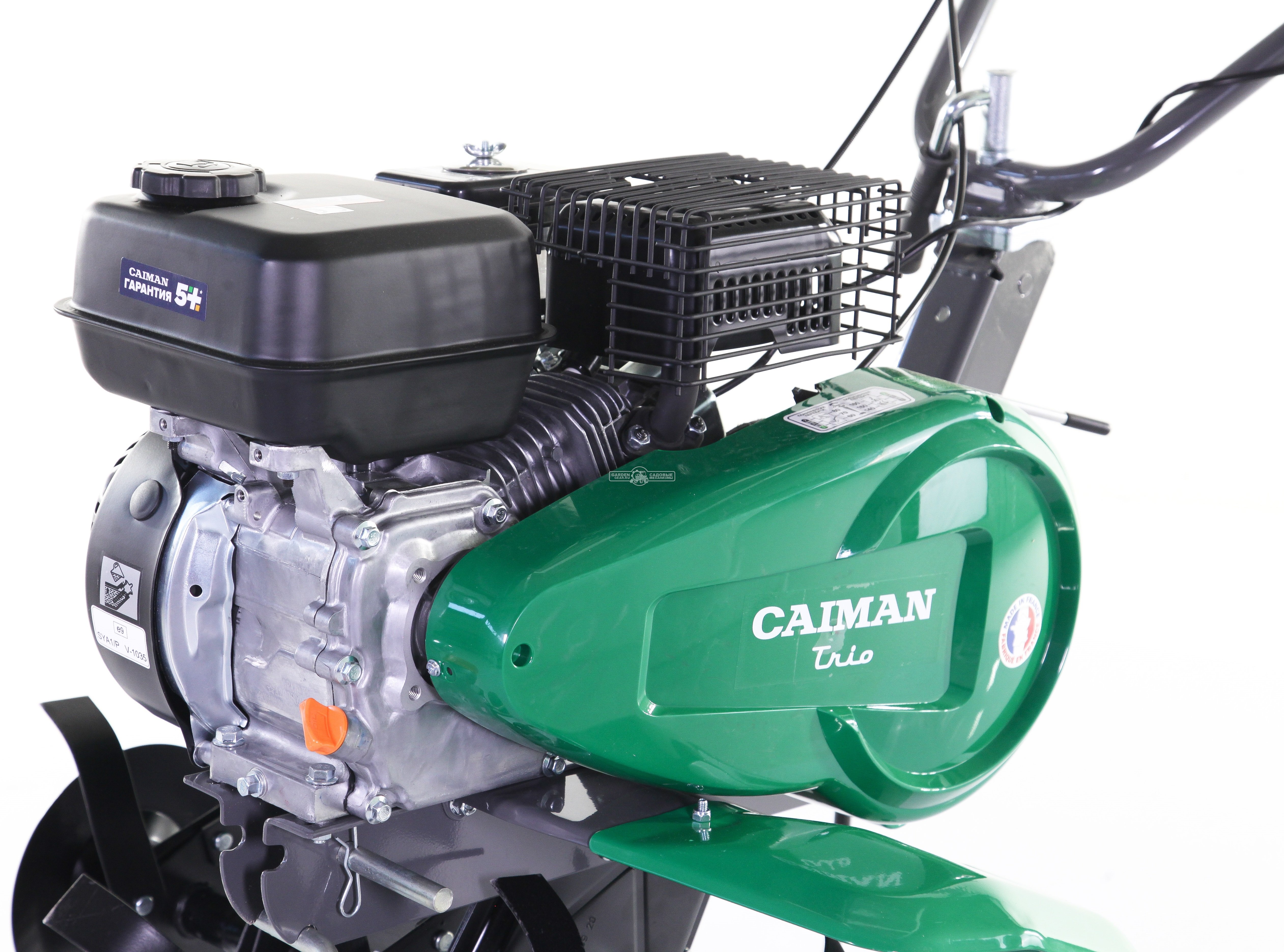 Культиватор Caiman Trio 70 C3 (FRA, Caiman Engine, 212 куб.см., 2 вперед/1 назад, 30-60-90 см., 58 кг.)