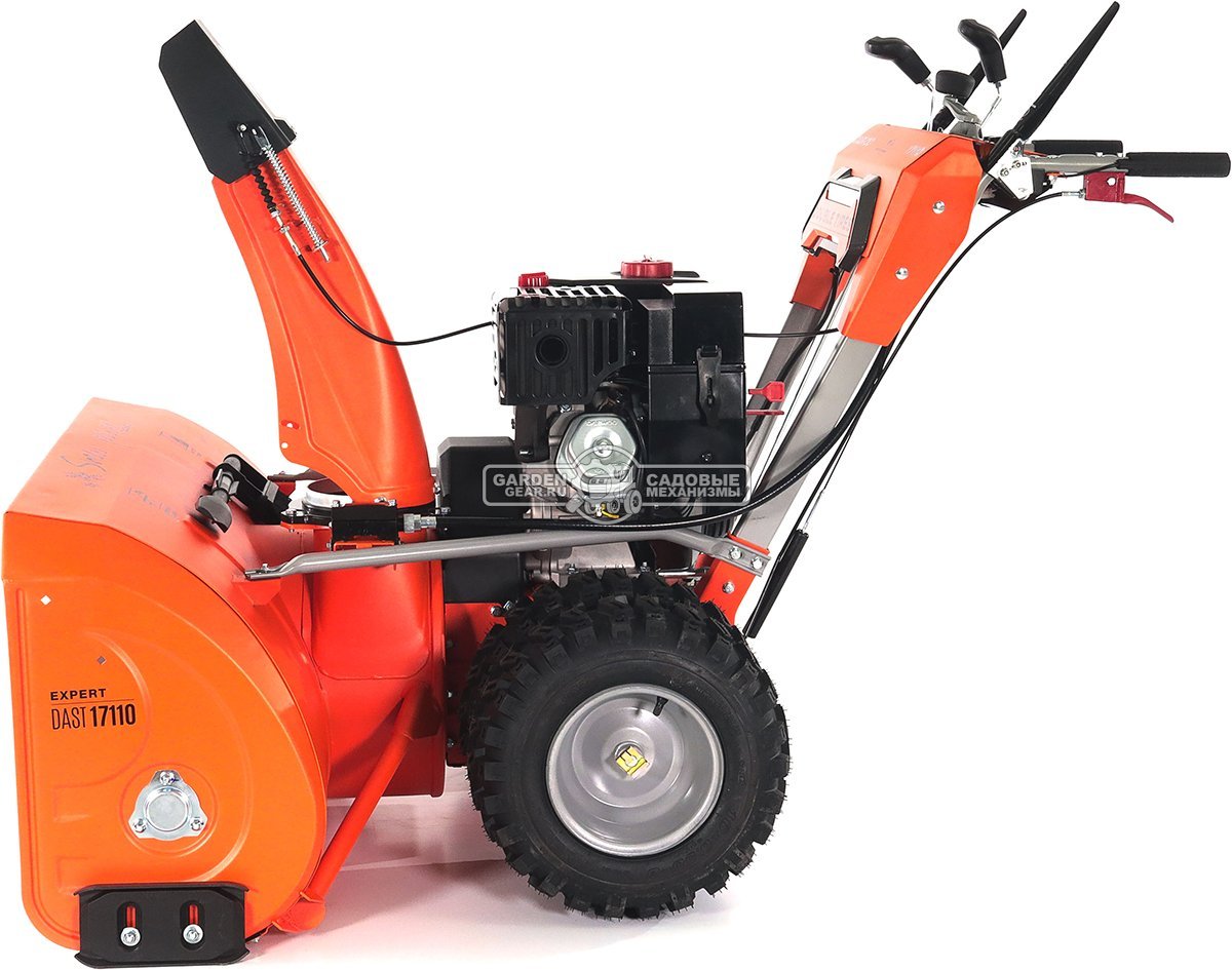 Снегоуборщик Daewoo DAST 17110 (LCT) (PRC, 108 см., Daewoo WXE 450, 450 куб.см., запуск от аккумулятора, фара, скорости 5/2, 4 колеса, 150 кг.)