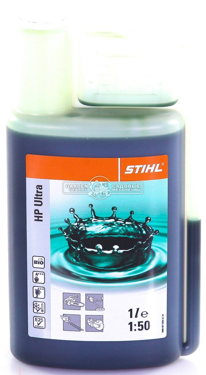 Масло 2-тактное Stihl HP Ultra синтетическое с дозатором 1 л.