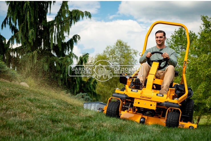 Садовый райдер Cub Cadet Ultima Series ZTXS6 60 с нулевым радиусом разворота (USA, Kawasaki, 852 куб.см., гидростатика, ширина 152 см., 680 кг.)
