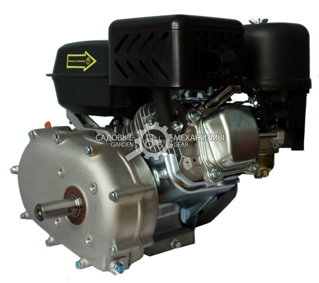 Бензиновый двигатель Zongshen 168FBE-4 (PRC, 6.5 л.с., 196 см3. диам. 22 мм шпонка, катушка осв., редуктор, эл. старт, 16 кг)