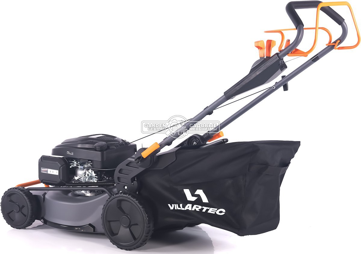 Газонокосилка бензиновая Villartec MB 448VC Commercial (PRC, 48 см, Loncin Ready Start 166 см3, сталь, вариатор, 4 в 1, 75 л, 30 кг)