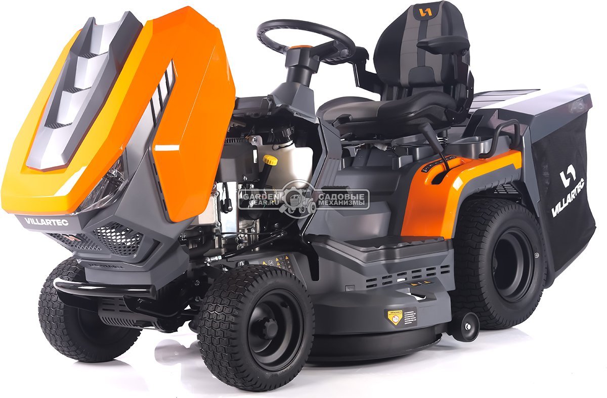 Садовый трактор Villartec MR2308H (PRC, Loncin V-Twin 708 куб.см., LED дисплей, гидростатика, травосборник 320 л, ширина кошения 108 см, 237 кг)