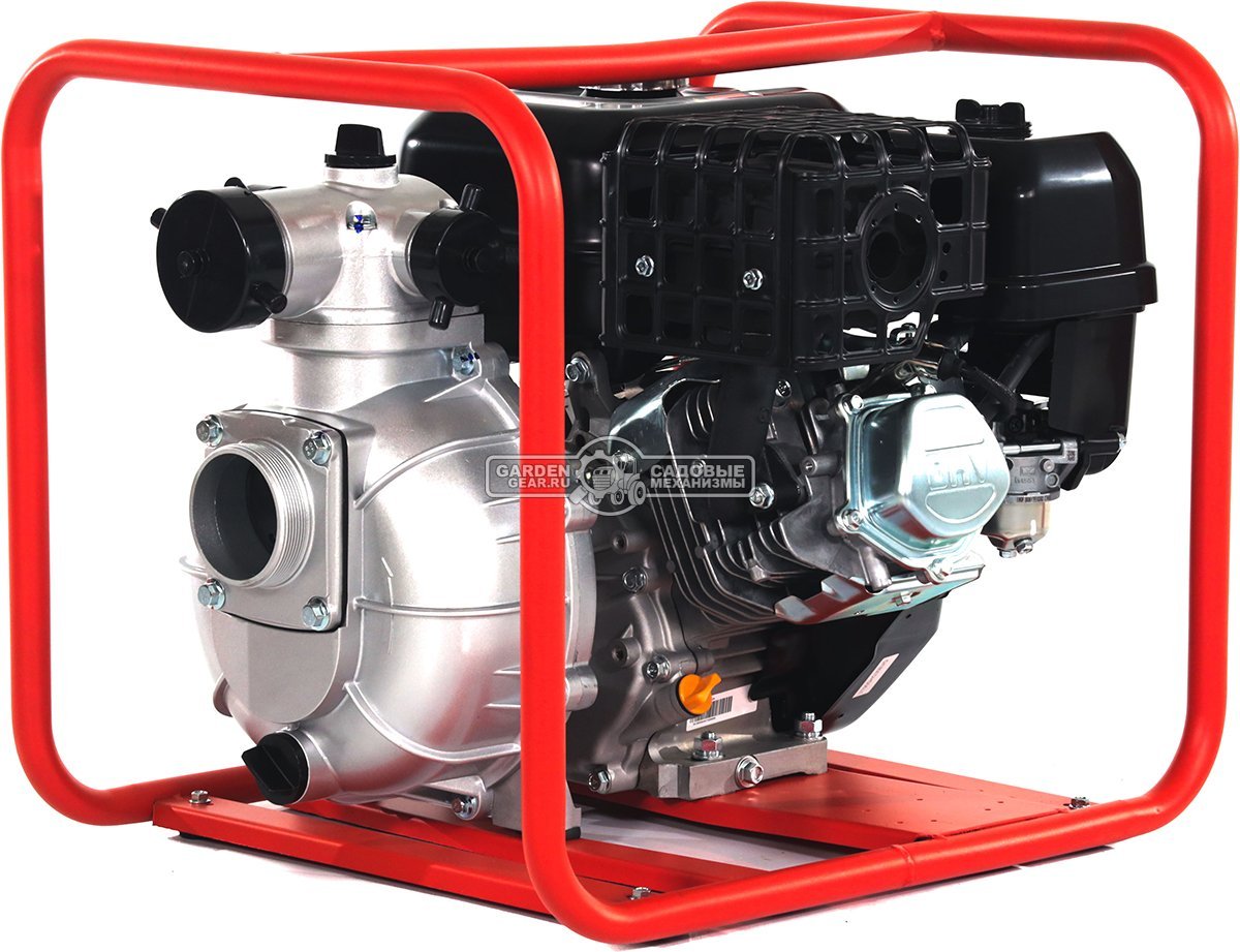 Мотопомпа бензиновая EVOline HG 30 пожарная высоконапорная (PRC, Zongshen GB420, 420 куб.см., 750 л/мин., 75 м., 3", 48 кг.)