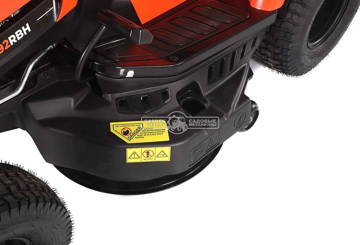 Садовый трактор Yard Fox T 92RBH (PRC, Loncin LC1P90F-1, 452 куб.см., гидростатика, травосборник 245 л, ширина кошения 92 см, 198 кг)