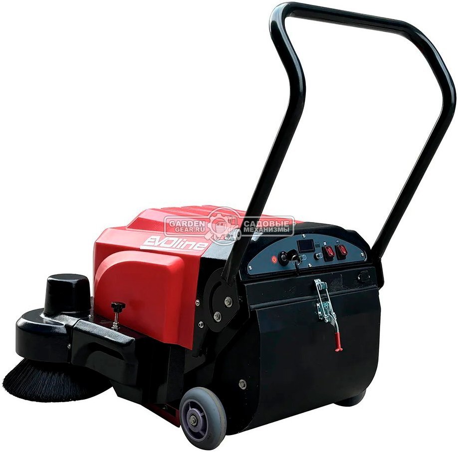 Подметальная машина аккумуляторная EVOline SWB 1050 T с LiFePo АКБ и ЗУ (PRC, АКБ 60 А/ч, Bt, 105 см, 35 л, 88 кг)