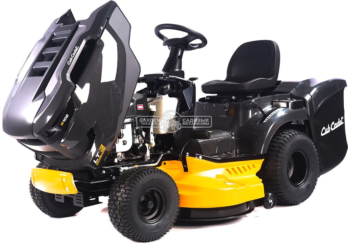 Садовый трактор Cub Cadet LT3 R102 (PRC, Cub Cadet V-Twin, 679 куб.см., гидростатика, травосборник 245 л, ширина кошения 102 см, 211 кг)