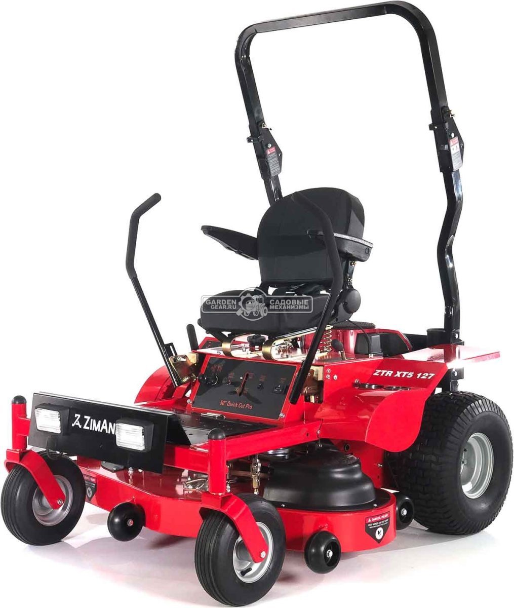Садовый райдер ZimAni XT5 127 H-Pro с усиленной декой с нулевым радиусом разворота (PRC, Honda GXV690, 688 куб.см, гидростатика, 127 см, 450 кг)