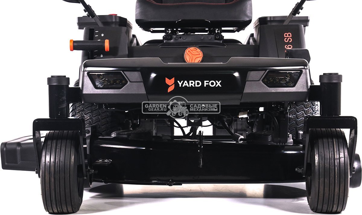 Садовый райдер Yard Fox TZ 106 SB аккумуляторный с нулевым радиусом разворота (PRC, 56В,100 Ач LFP/Li-ion, 106 см, LED-фара, 210 кг)