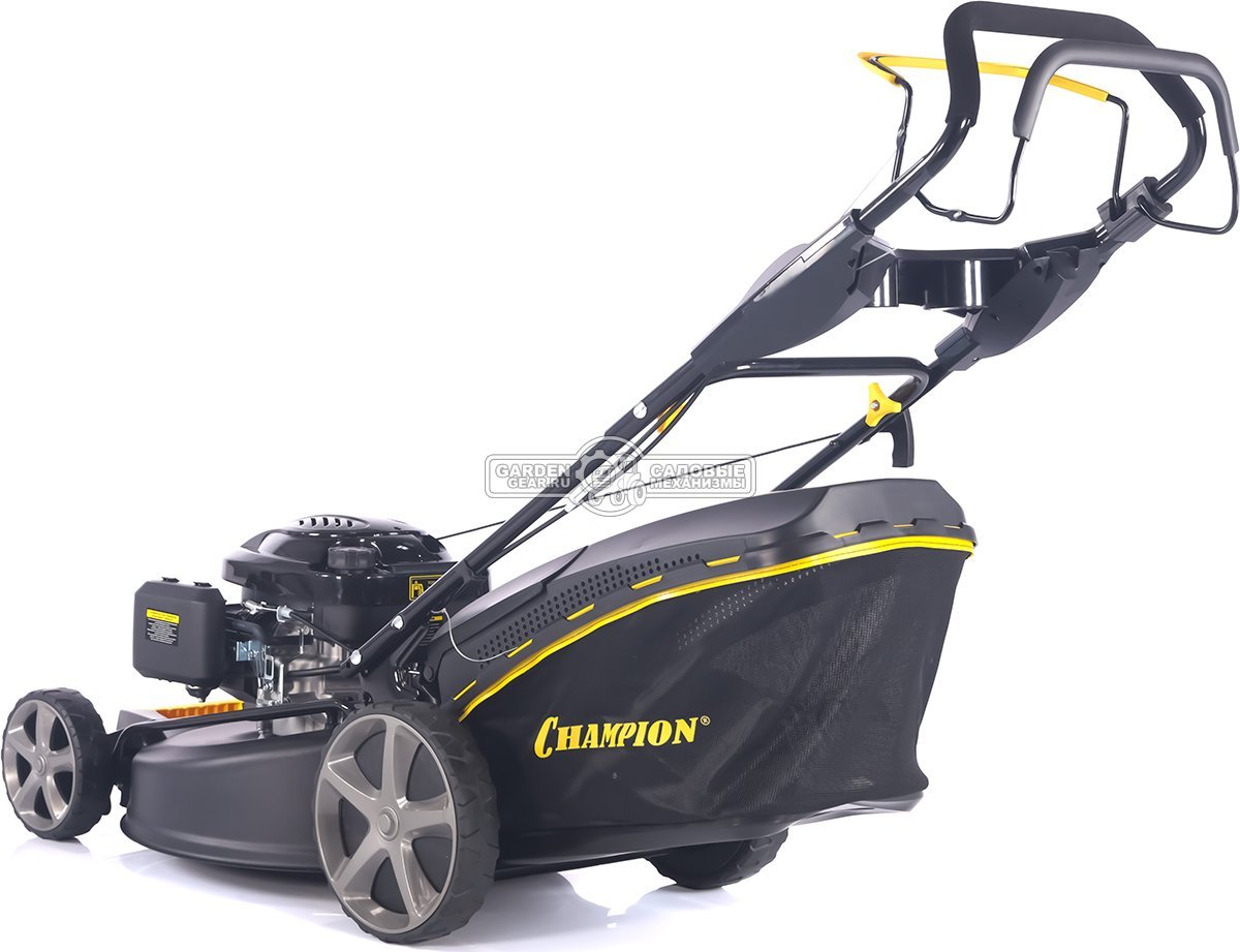 Газонокосилка бензиновая Champion LM5644 Pro (PRC, 56 см, Champion 196 см3, сталь, 65 л, 4 в 1, 41 кг)