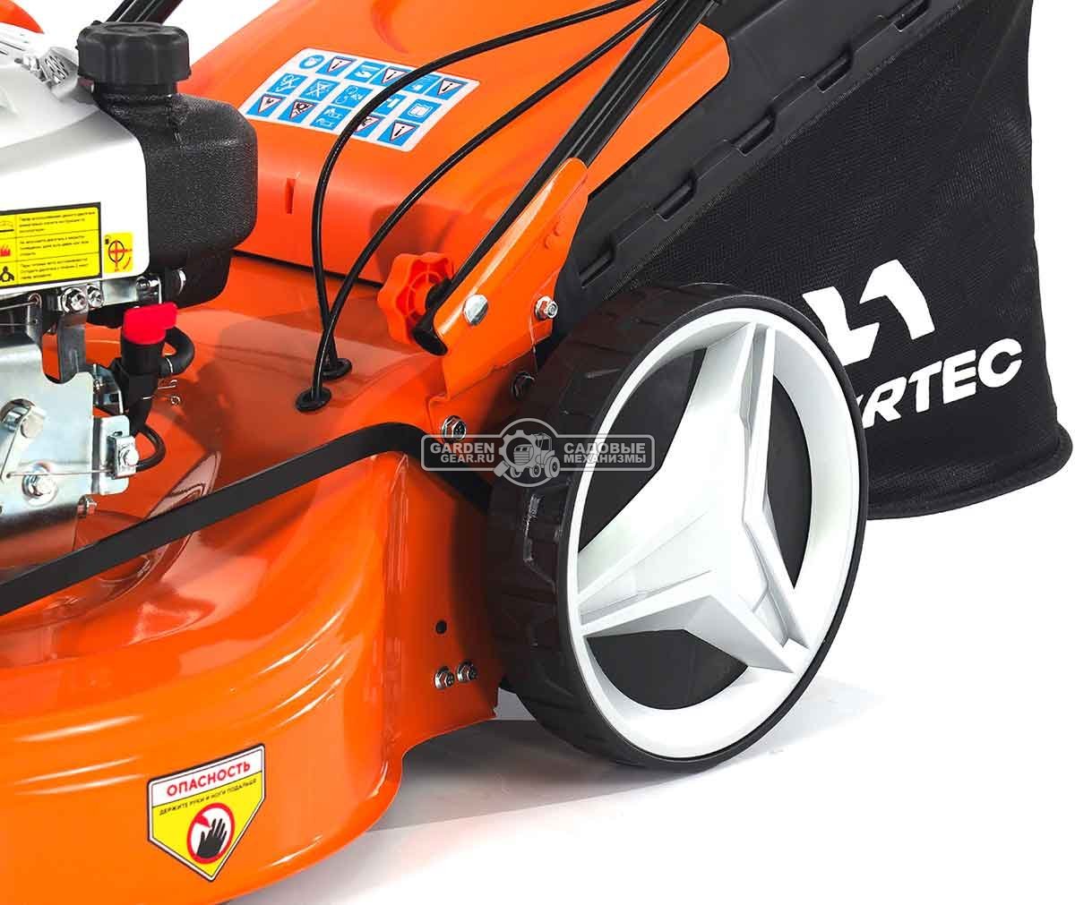 Газонокосилка бензиновая Villartec MB 4053T Village (PRC, 53 см, Daye 173 см3, сталь, 3 в 1, вариатор, 60 л, 38.5 кг)