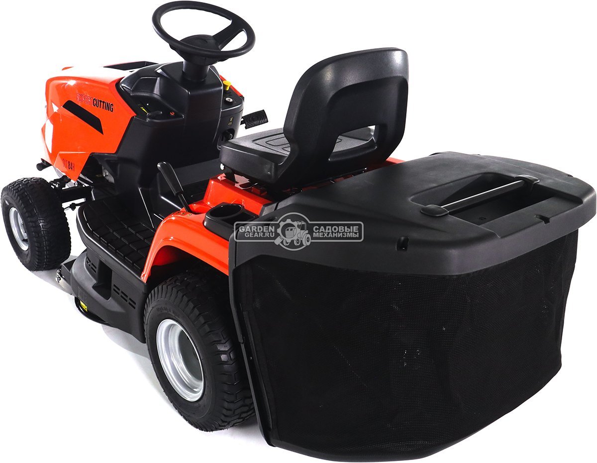 Садовый трактор Daewoo DLT 84H (PRC, Stiga ST400, 414 куб.см., гидростатика, ширина кошения 84 см, травосборник 200 л, мульчирование, 188 кг)