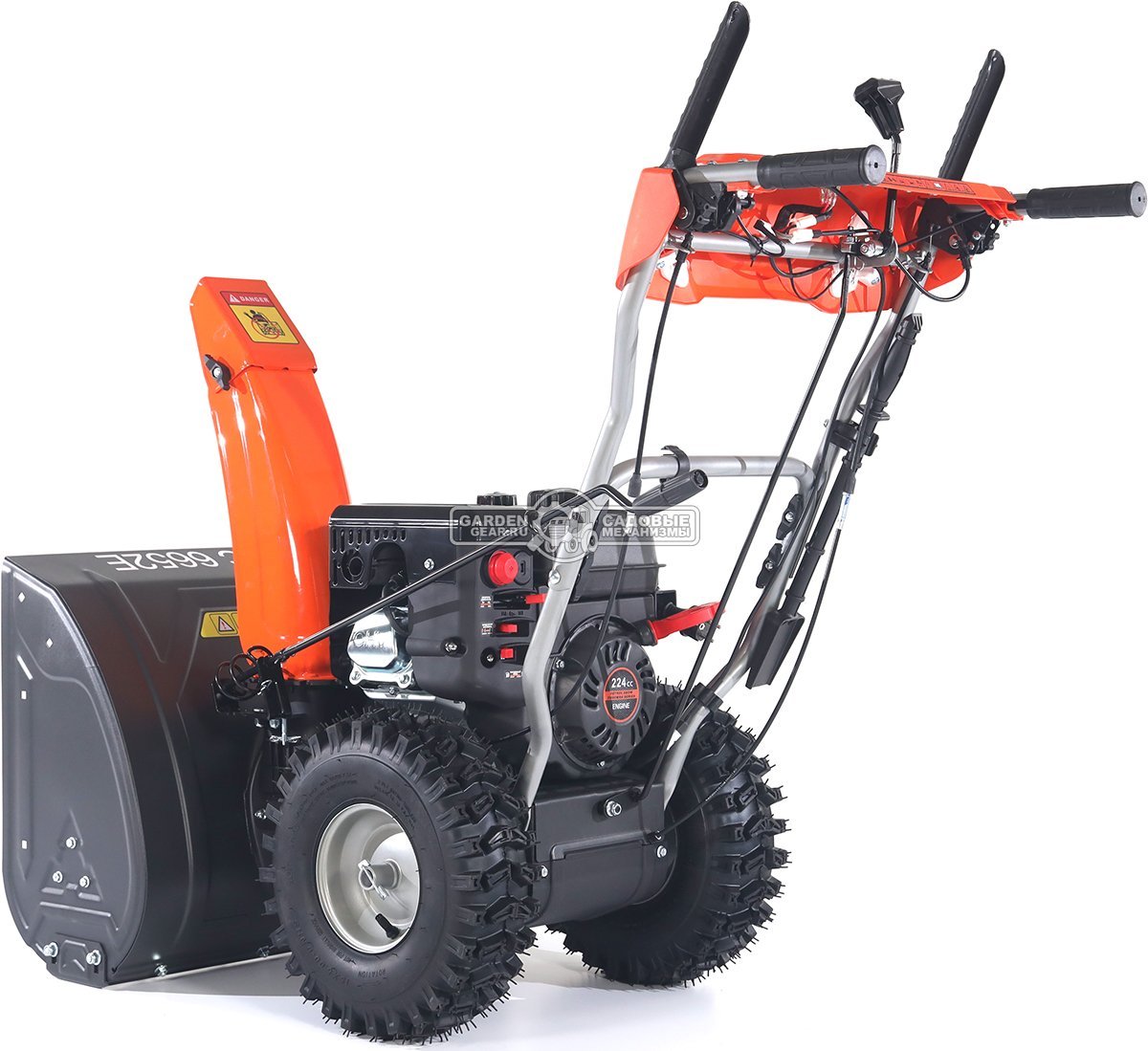 Снегоуборщик Yard Fox 6652E Basic (PRC, 66 см, Rato, 224 см3, эл/стартер 220В, подогрев рукояток, фара, скорости 6/2, 60 кг)