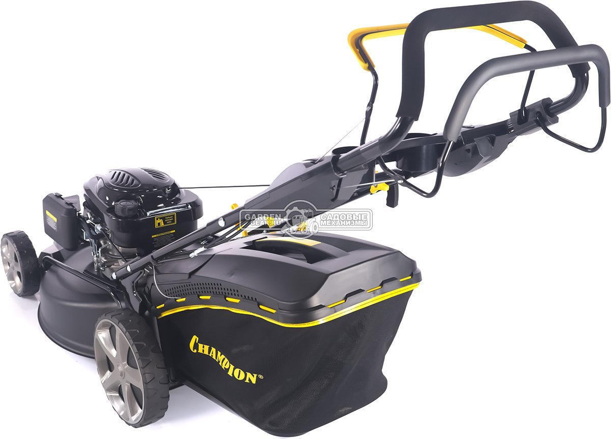 Газонокосилка бензиновая Champion LM5644 Pro (PRC, 56 см, Champion 196 см3, сталь, 65 л, 4 в 1, 41 кг)