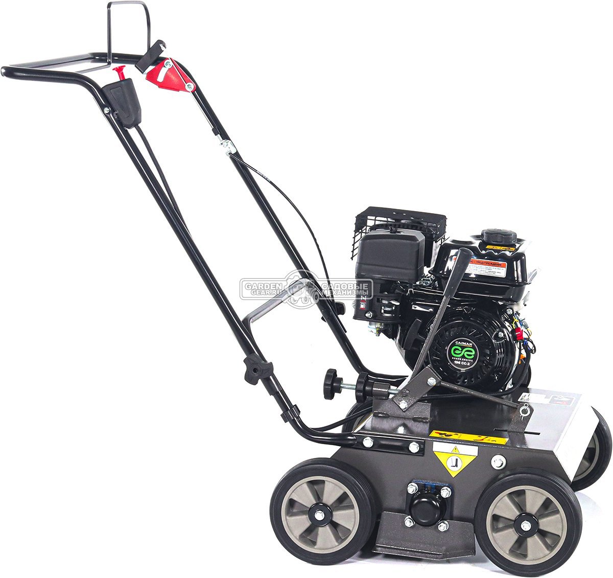 Вертикуттер - аэратор бензиновый Caiman Edgar 60CL (RUS, Caiman Engine, 196 куб.см., сталь, 46 см., 58 кг.)