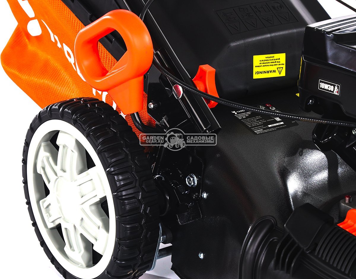 Газонокосилка бензиновая Yard Fox 46S (PRC, 46 см, Zongsheng NP150, 149 см3, сталь, 3 в 1, 60 л, 27.9 кг)