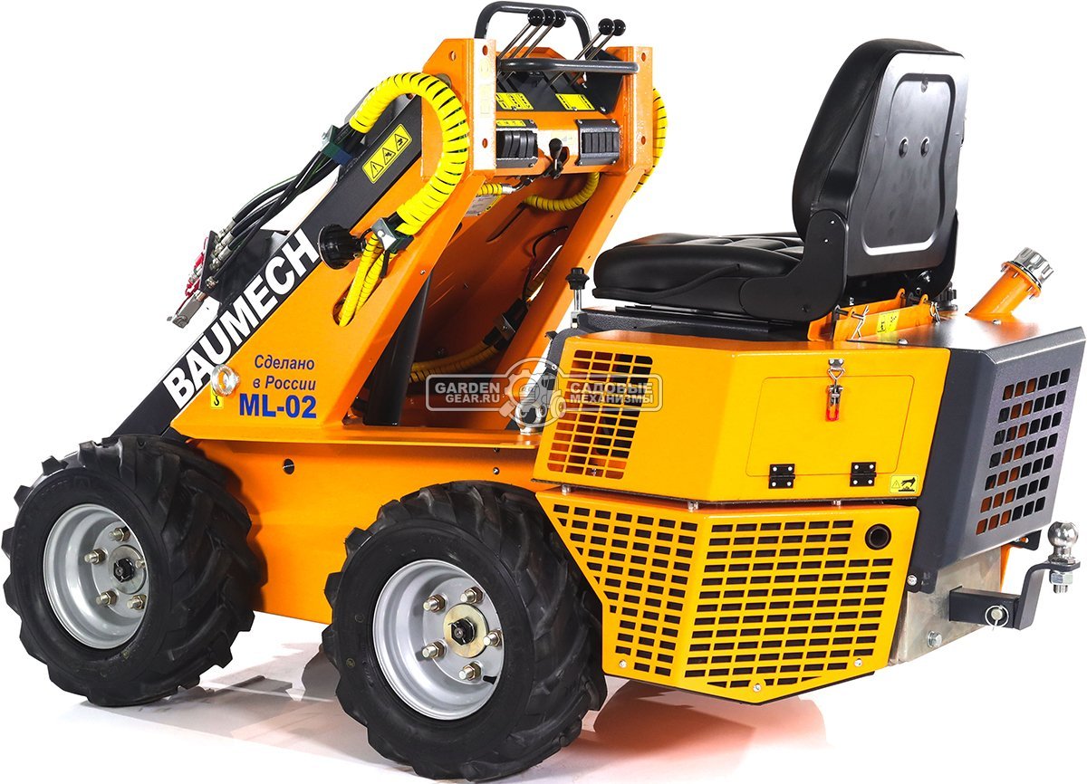 Универсальная машина мини-погрузчик Baumech ML-02 Pro с двигателем Zongshen GB750 EFI V-Twin инжектор