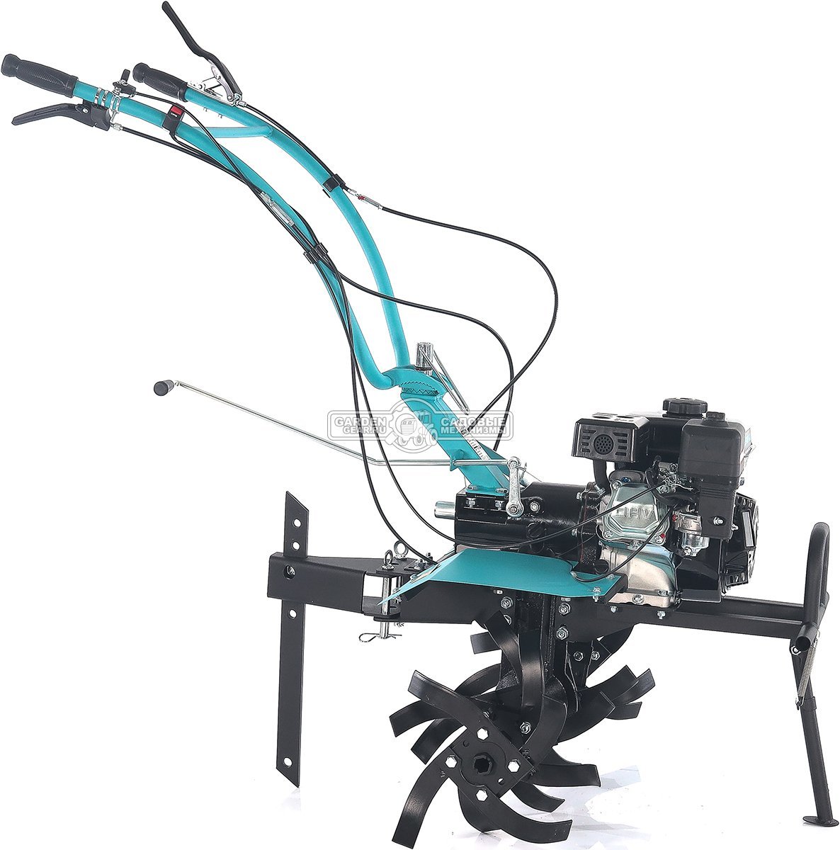 Мотоблок Steviman MT-500 (RUS, колеса 4.00х10, EST 212 см3, 90 см, 2 вперед/1 назад, ВОМ, 100 кг)