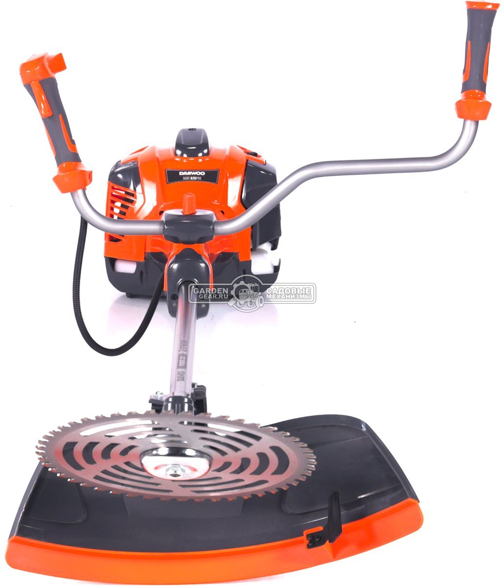 Бензокоса Daewoo DABC 620 Pro Industrial (PRC, 58.2 куб.см., 2.6 кВт/3.5 л.с., леска 3.0 мм + диск 305 мм, T-рукоятка, Easy Start, 10.2 кг)