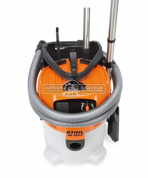 Пылесос Stihl SE 122 E (1,5 кВт., 30 л., шланг 3 м., розетка для электроинструмента, 12,3 кг)