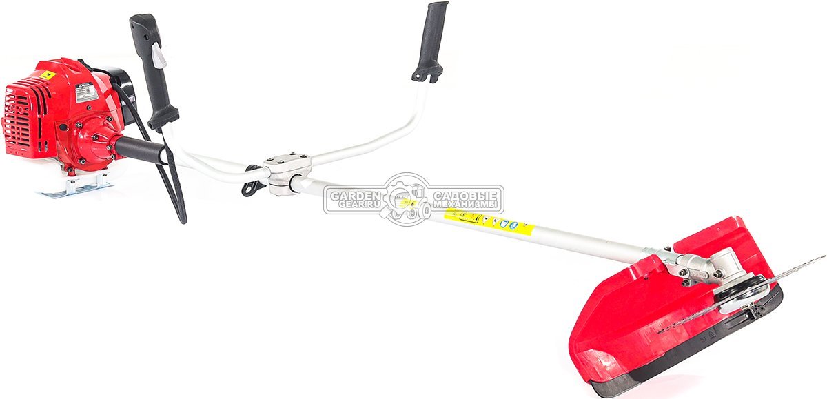 Бензокоса Интерскол КБ 44/52РВ Эксперт (RUS, 52 куб.см., 1.6 кВт/2.2 л.с., леска 2.4 мм + 40Т диск 255 мм, Т-рукоятка, 7.0 кг)