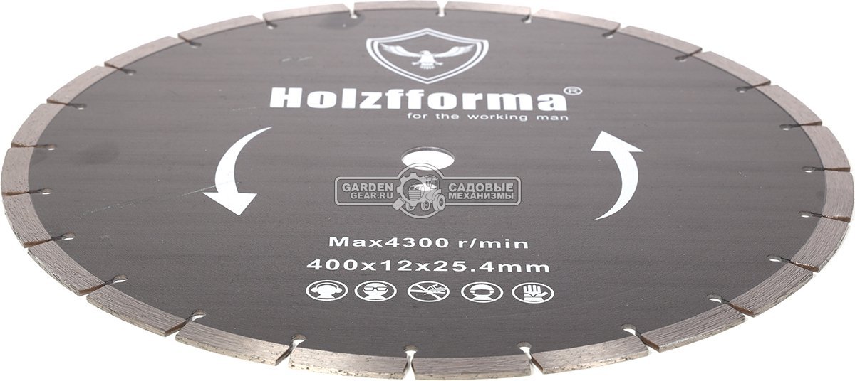 Алмазный диск для бензореза Holzfforma 16&quot; 400x25.4
