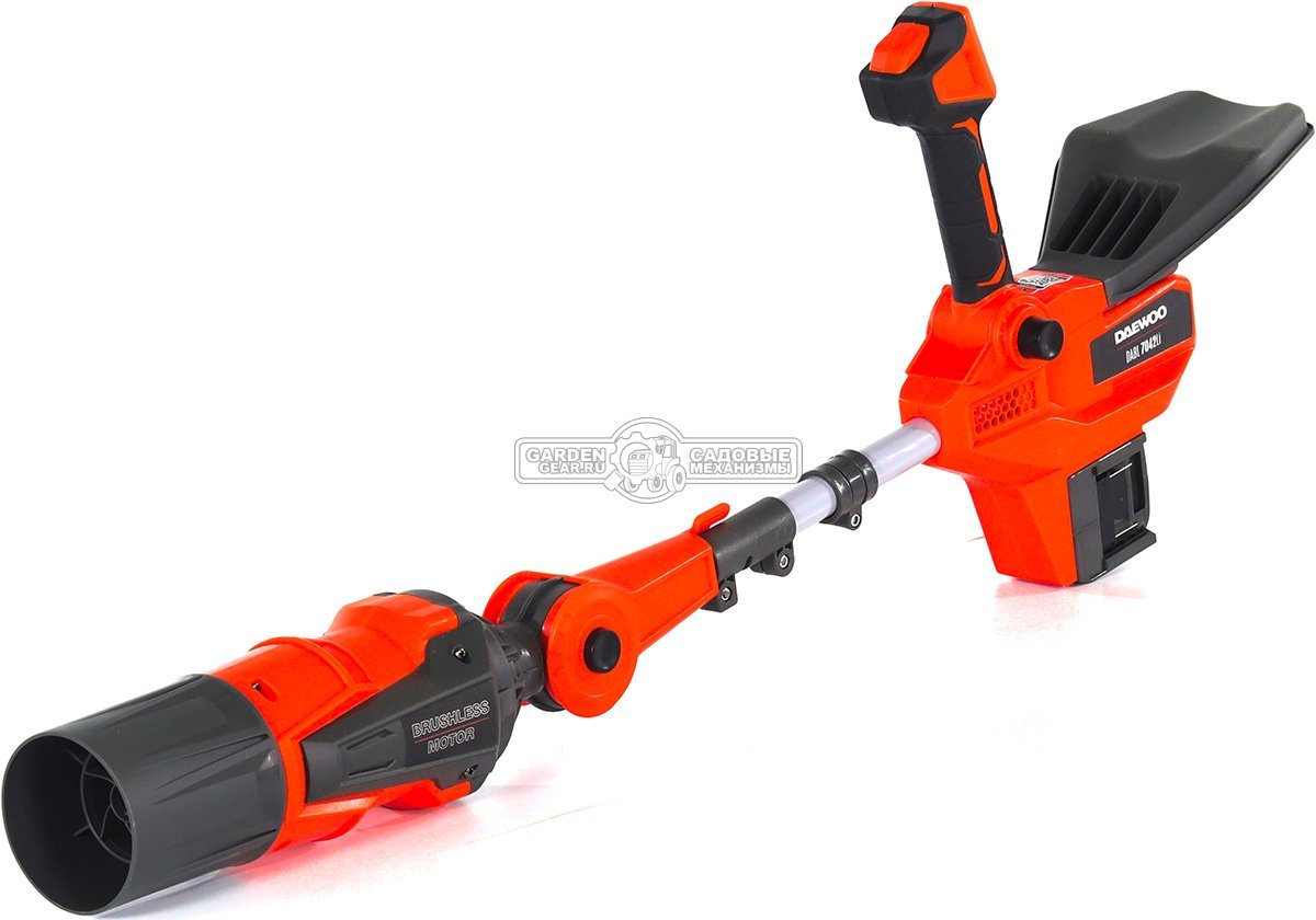 Воздуходувка аккумуляторная Daewoo DABL 7042Li без АКБ и ЗУ (PRC, BL 2x21В, 70 м/с, 1400 м3/ч, 3.1 кг)