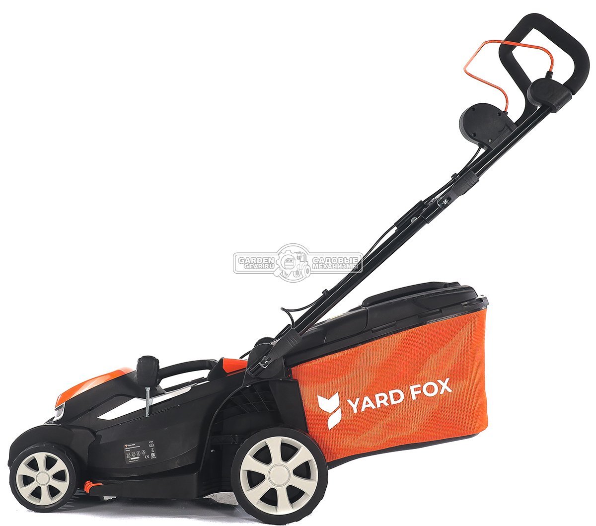 Газонокосилка аккумуляторная Yard Fox EL3435B SET с АКБ 2.5 А/ч и ЗУ (PRC, BL 40В, пластик, 34 см, 35 л, 8 кг)