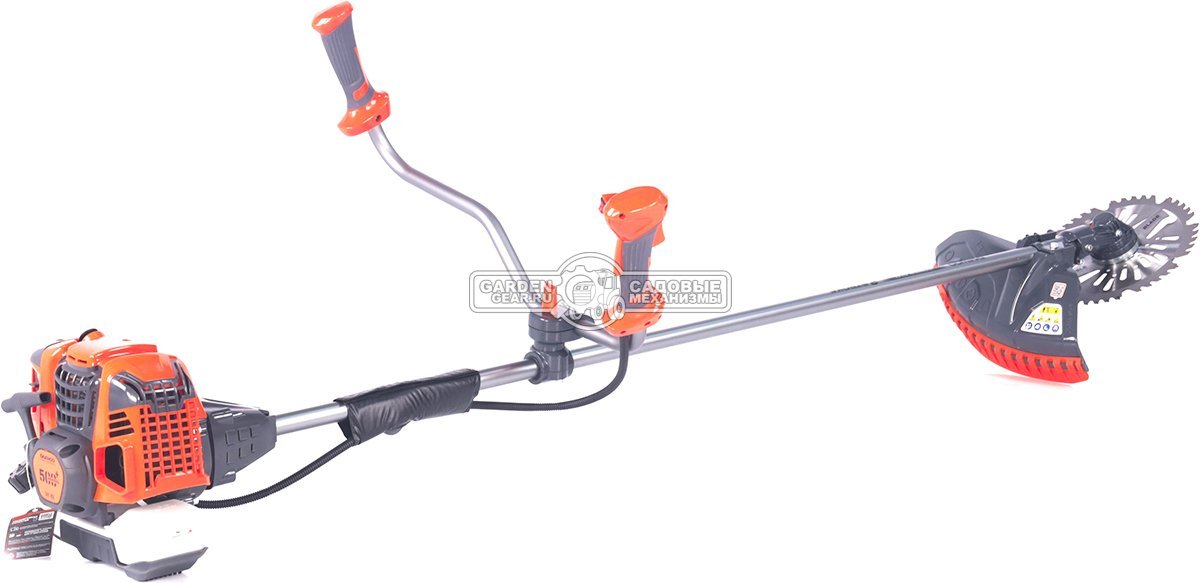 Бензокоса Daewoo DABC 450 Industrial (PRC, 42.7 куб.см., 1.5 кВт/2.0 л.с., леска 3.0 мм + диск Fast Cut, T-рукоятка, Easy Start, 9.2 кг)