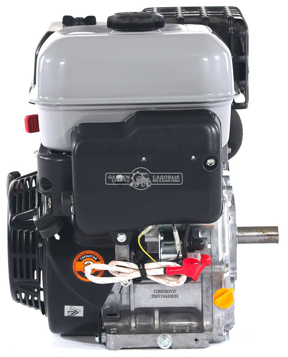 Бензиновый двигатель EVOline GB 530 VE (22 л.с., 525 куб.см., D=25 мм, L=63 мм, катушка освещения 12В/20А, выпрямитель, электростартер, 4500, 34,5 кг)