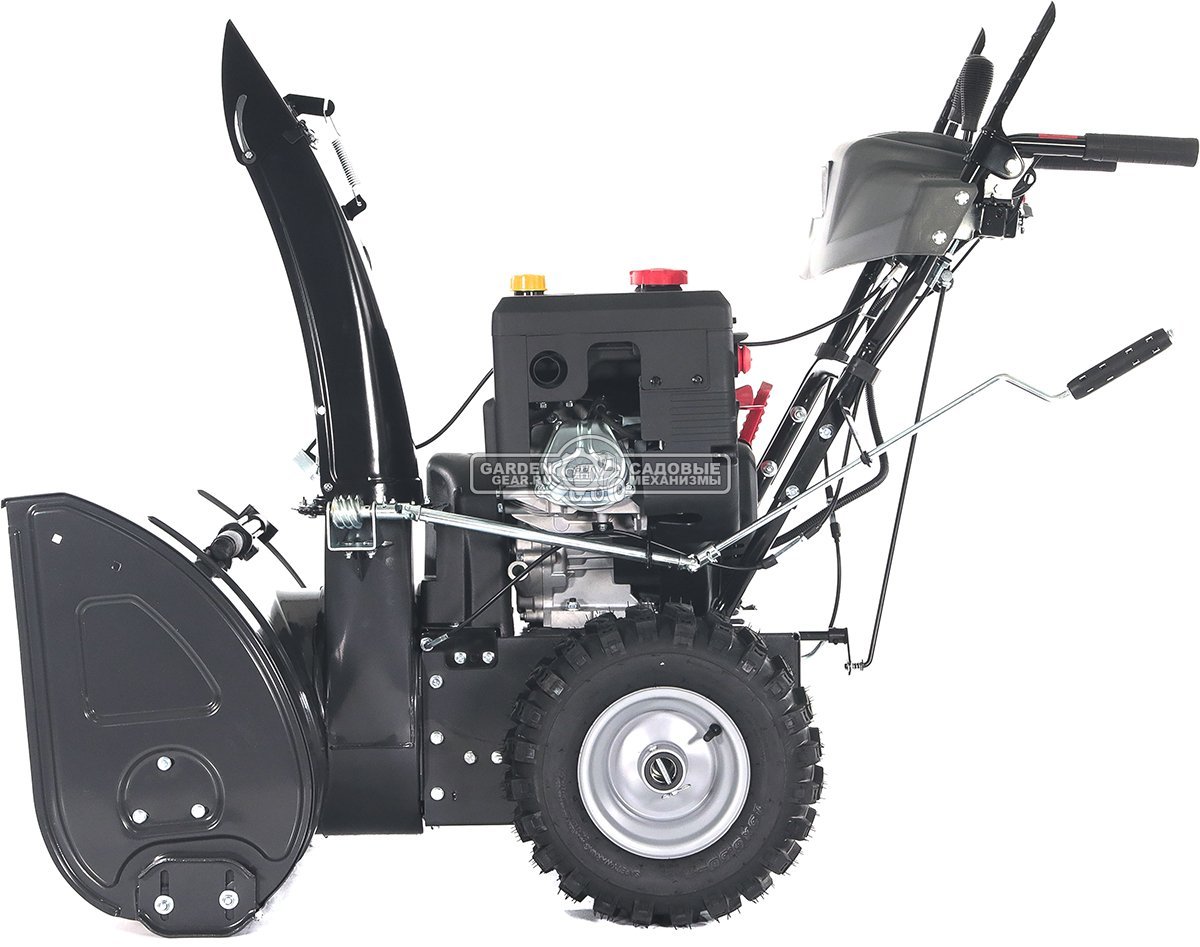 Снегоуборщик Evoline SBG 700 LE (PRC, 70 см, Loncin 383 см3, эл/стартер 220В, фара, автоматич. дифференциал, скорости 6/2, подогрев рукояток,120 кг)