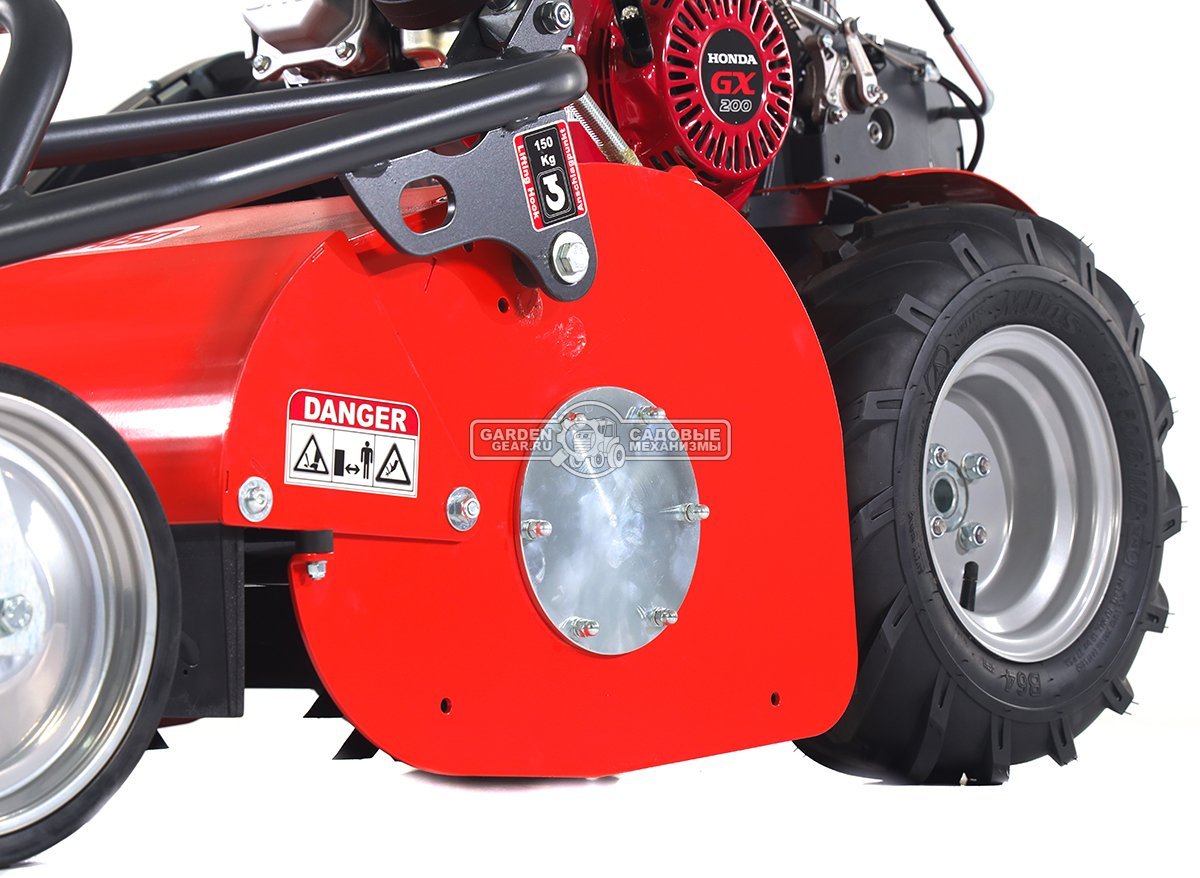 Косилка для высокой травы и кустов SABO 60-PRO F VARIO цеповая (GER, 60 см, Honda GX200, 196 куб.см., 32 Y-ножа, Vario Automat, 120 кг.)