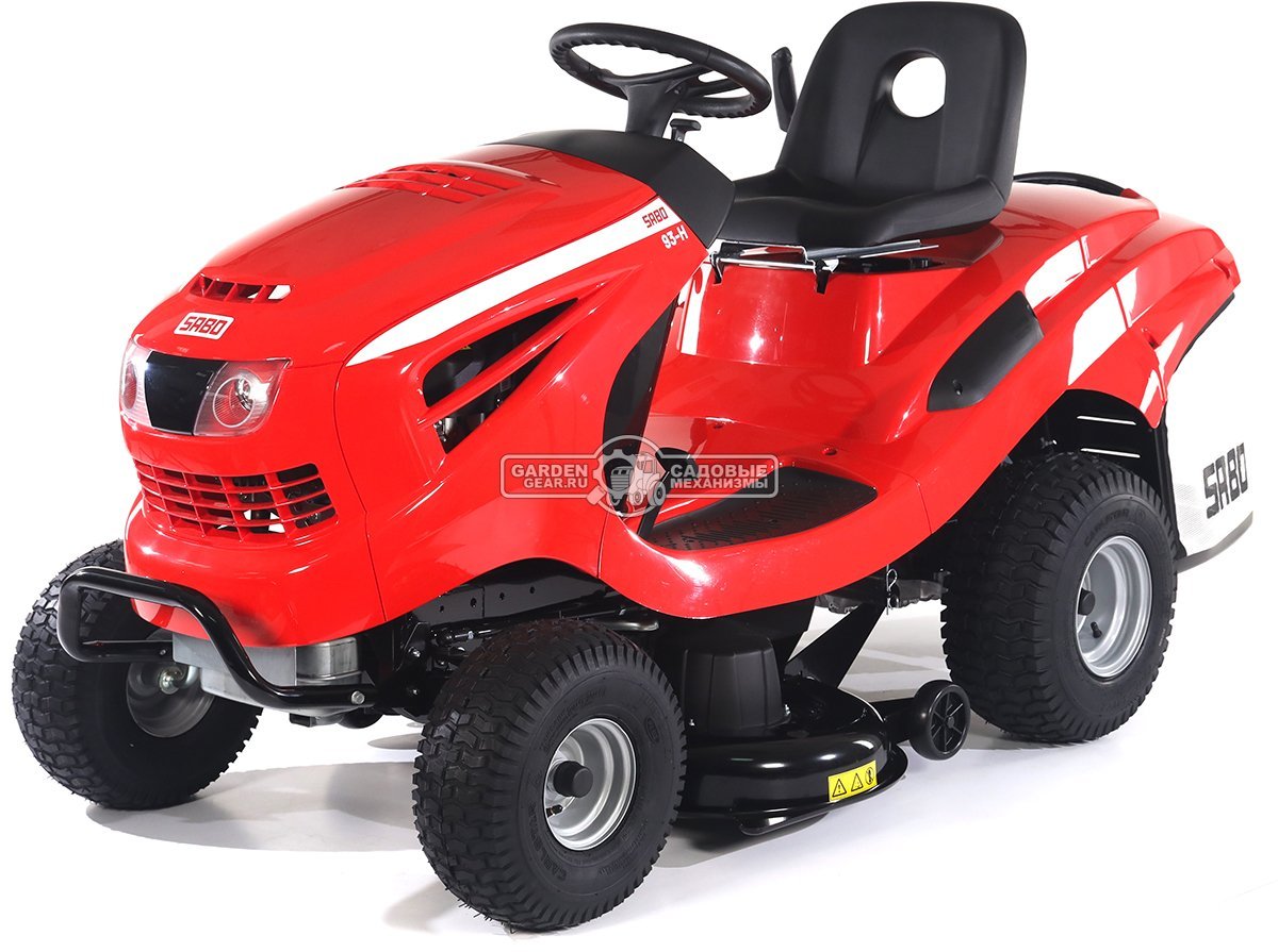 Садовый трактор SABO 93-H (GER, Sabo V-Twin, 708 куб.см., гидростатика, травосборник 250 л., ширина кошения 95 см, 237 кг.)