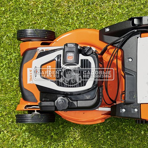 Газонокосилка бензиновая Stihl RM 545.0 VE (AUT, самоходная задний привод, 43 см, B&S 675iS, 163 куб.см., эл/запуск, пластик, 60 л, вариатор, 31 кг.)