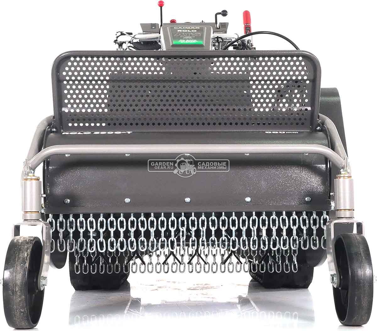 Косилка для высокой травы и кустов Caiman Rolo 390C-T цеповая гусеничная (RUS, 68 см, Caiman Green Engine, 392 куб.см., дифференциал, 295 кг.)