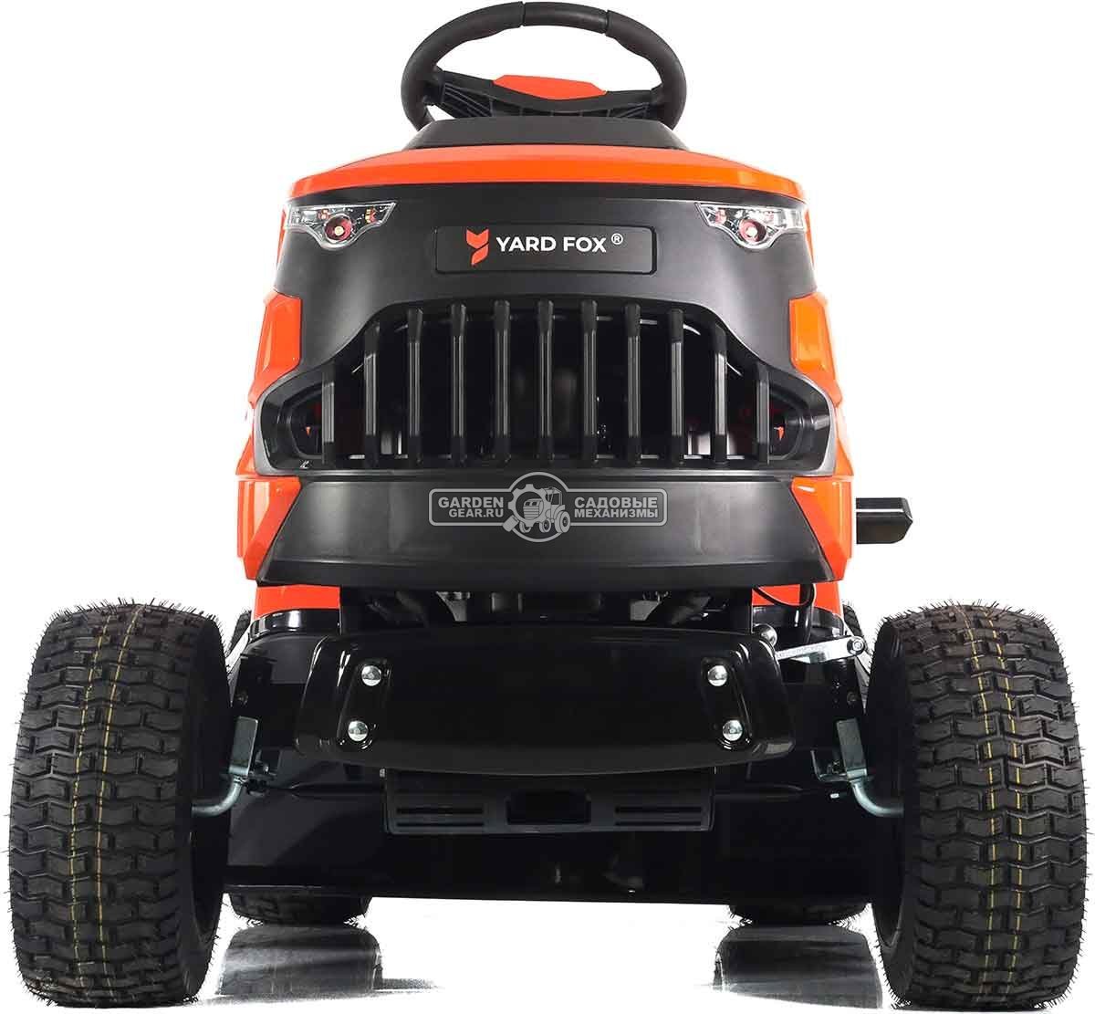 Садовый трактор Yard Fox T 102RDH (PRC, Loncin LC2P73F, 586 куб.см., гидростатика, травосборник 245 л, ширина кошения 102 см, 196 кг)