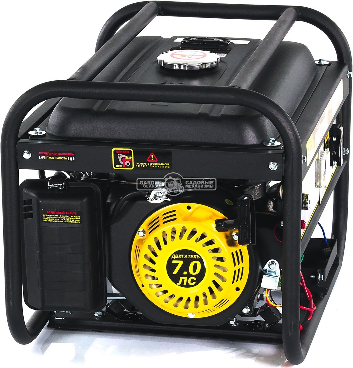 Бензиновый генератор Huter DY3000LX (PRC, Huter 163 см3, 230 В, 2,5 кВт, 12 л, эл.стартер,  АКБ - опция, 39.1 кг)