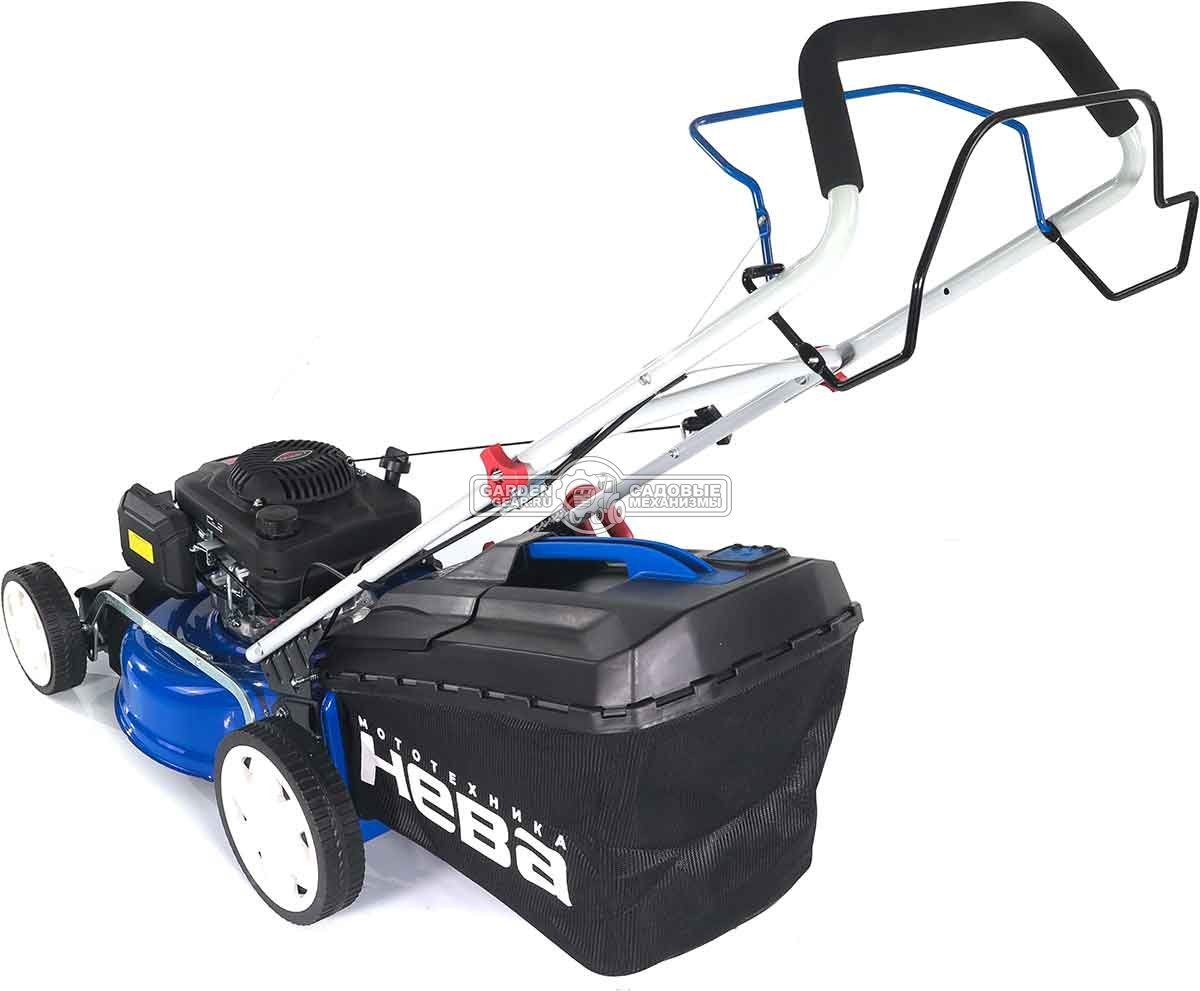 Газонокосилка бензиновая Нева SLP51-LC196 (PRC, 51 см, Нева 196 см3, сталь, 65 л, 3 в 1, 40 кг)