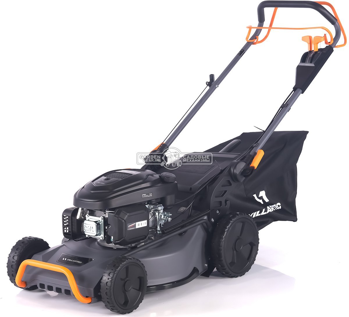 Газонокосилка бензиновая Villartec MB 448VC Commercial (PRC, 48 см, Loncin Ready Start 166 см3, сталь, вариатор, 4 в 1, 75 л, 30 кг)