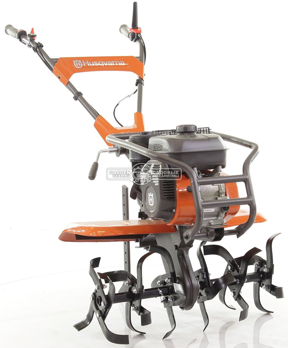 Мотоблок - культиватор Husqvarna TF 338 (PRC, Husqvarna, 212 куб.см., 2 вперед/1 назад, 60-95 см., колеса в комплекте, 93 кг)