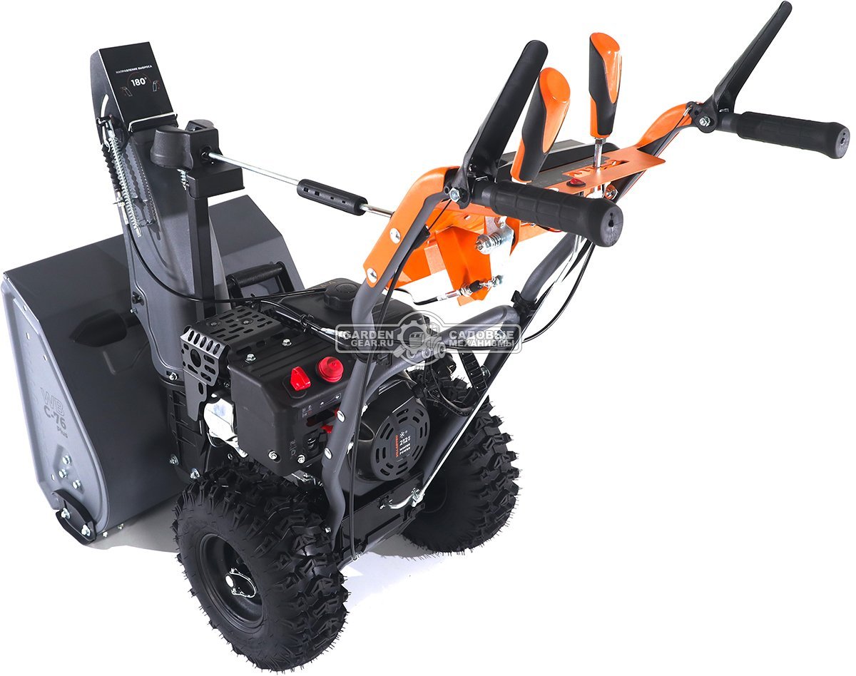 Снегоуборщик Villartec WB C-76 Plus (PRC, 61 см, Villartec, 212 см3, эл/стартер 220В, фара, скорости 4/1, 62 кг)