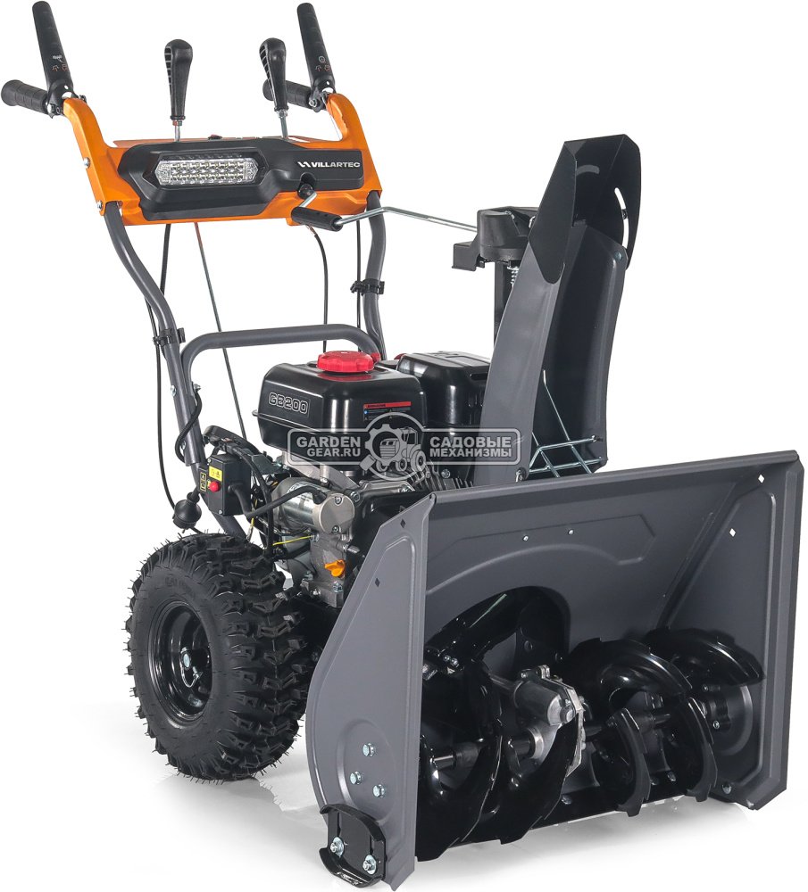 Снегоуборщик Villartec WB5561EP MY2024 (PRC, 61 см, Zongshen, 196 см3, эл/стартер 220В, фара, скорости 4/1, 62 кг)
