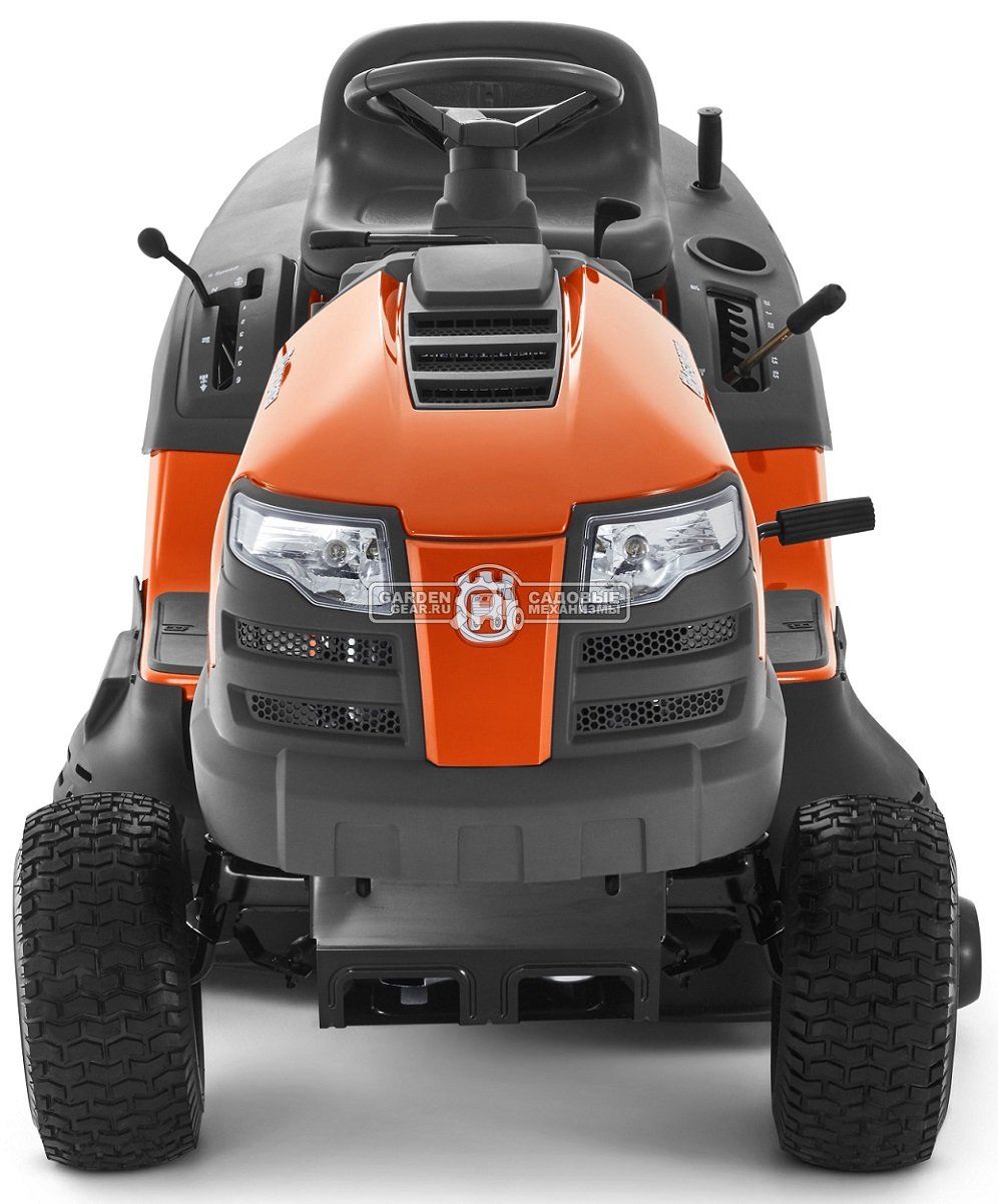 Садовый трактор Husqvarna TC 138 (USA, B&S Husqvarna Intek 4155 AVS, 508 куб.см., гидростатика, травосборник 220 л., ширина кошения 97 см., 211 кг.)