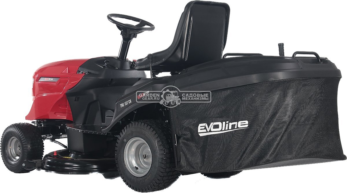 Садовый трактор Evoline TRG 107 CH (PRC, Loncin, 546 куб.см., гидростатика, ширина кошения 107 см, травосборник 220 л, 192 кг.)