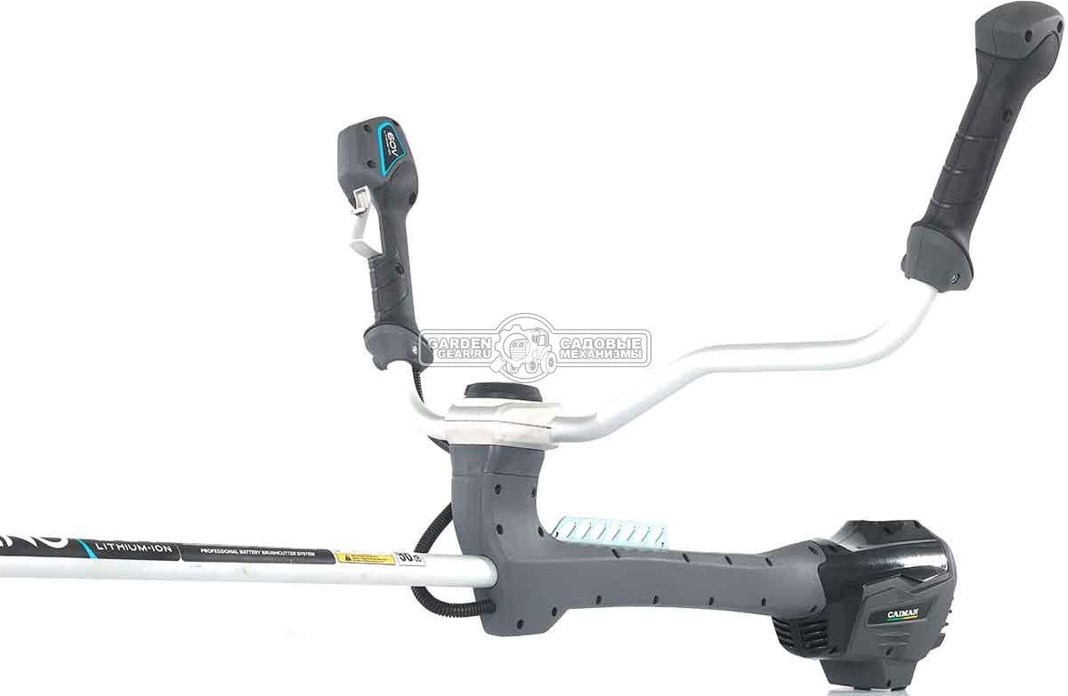 Мотокоса аккумуляторная Caiman ENO BCTXi 3 in 1 без АКБ и ЗУ (RUS, BL 60В, Maxi Connect, T-рукоятка, диск + нож 3T + леска 2.4 мм, 6.0 кг)