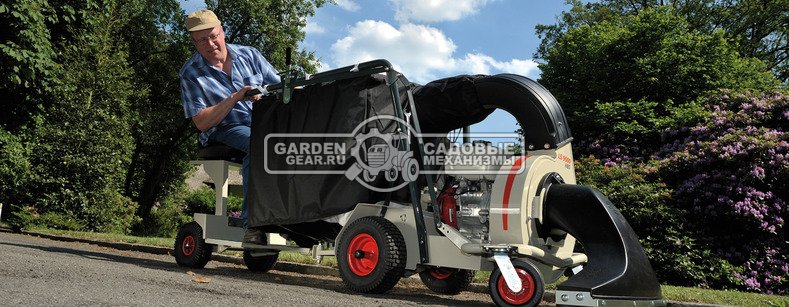 Садовый пылесос бензиновый Cramer LS 9000 HBS самоходный (GER, Honda GX270, 80 см, 360 л, гидростатика, 95 кг)